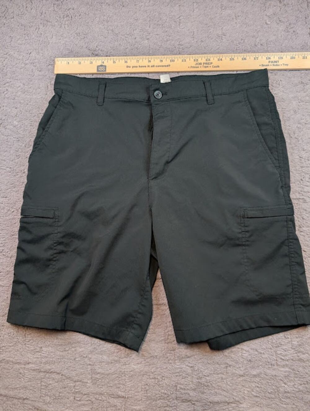 Men's Chaps Golf Flat-Front Shorts, Black - 34/8
